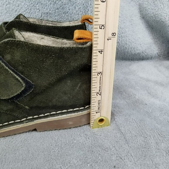 Boden Shoes Girls Size EU 37 US 5 Mini Boden Green Suede Desert Boots - Picture 2 of 15